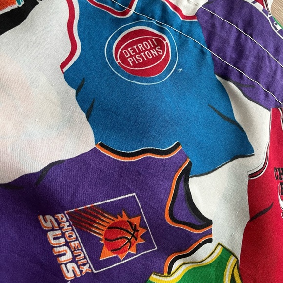 Vintage 90s NBA Valance Curtain Jerseys - Picture 9 of 16